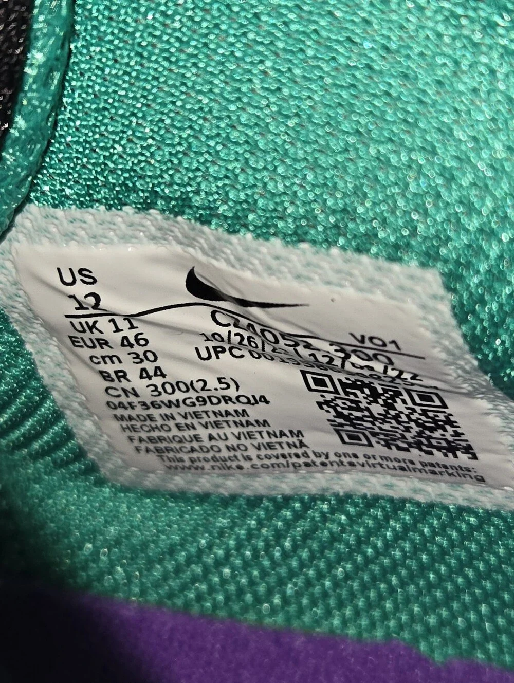 Nike LeBron Witness 6 'Emerald Berry Mens' Size 12 | Style Code: CZ4052-300